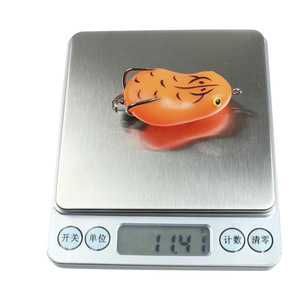 Señuelo de Pesca de Rana Suave, <span class=keywords><strong>4</strong></span>.2 cm, 8 g, Doble Anzuelo, Lentejuelas, Cebo de Rana Trueno - Product Image 4