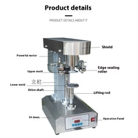 Machine automatique de scellage et de capsulage pour les boîtes en plastique PET, en fer blanc et en papier, scelleuse de bouteilles PET