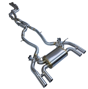 Sistema de Escape Cat-back de Alto Rendimiento para BMW <span class=keywords><strong>M2</strong></span> <span class=keywords><strong>Competition</strong></span> M2C F87 S55 3.0T, Tubo Intermedio con Control Electrónico - Product Image 5
