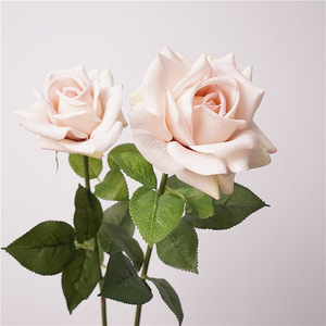 Flor Artificial Realista de Alta Calidad, Rosa Austin Individual, Decoración de Mesa para Interiores, Flor Artificial para Bodas - Product Image 5