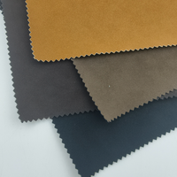 Tissu en cuir PU gaufré bicolore à texture classique, anti-moisissure, pour jupes et vêtements