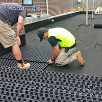 Grille de pavage en gravier résistante aux UV, facile à installer, matériau de pavage extérieur