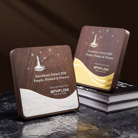 JN Souvenir cadeau Plaque de récompense en bois sculpté sur mesure Plaque en bois massif vierge personnalisée Trophy Awards
