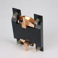 Usine USB Interface CPU ventilateur de refroidissement radiateur avec lumière LED dissipateur thermique en aluminium cuivre bloc d'eau Type d'air dans l'emballage de la boîte