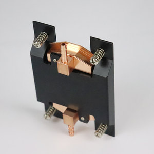 Radiador de ventilador de refrigeración de <span class=keywords><strong>CPU</strong></span> con interfaz USB de fábrica con luz LED, disipador de calor de aluminio, bloque de agua de cobre, tipo de aire en caja de embalaje - Product Image 6