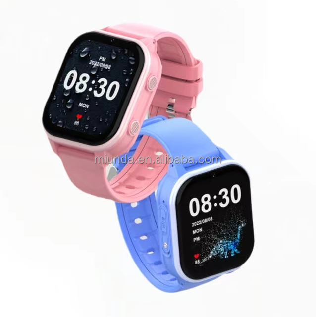 MIUNDA MU-W89A Smart watch for Kids SIM Card 4G GPS Tracker Android system SOS voice chat video call Kids smartwatches