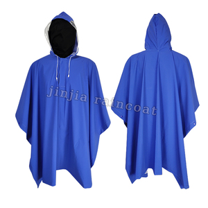 Custom PVC Polyester Farm Outdoor Work Waterproof <strong>Raincoat</strong> Rider <strong>Rubber</strong> Rain Poncho Cape Heavy Duty Rain Coat <strong>for</strong> Men <strong>Woman</strong> - Product Image 2