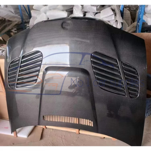 Capot de style <span class=keywords><strong>E46</strong></span> avec évents Kit de carrosserie en fibre de carbone capot moteur avant pour <span class=keywords><strong>M3</strong></span> E 2and4 portes 1996-2000 - Product Image 2
