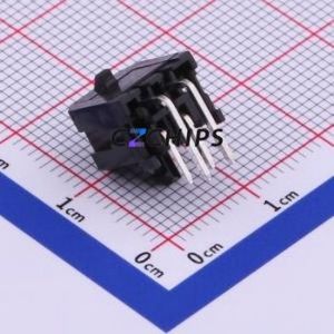 M3025R-2x2P Wire-to-Board Pin Header Bent Lead Through Hole,P=3mm Connector 2x2P 3mm Right Angle Insert 4P - Product Image 2