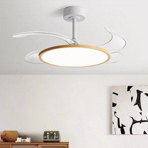 Invisible <b>Fan</b> Light Led <b>Ceiling</b> <b>Fan</b> Fixed Blade For Living Room Bedroom Home Use 5 Year Warranty - Product Image 3