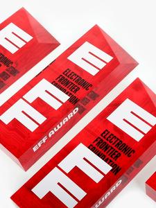 Ventes chaudes Prix d'usine Trophées en acrylique vierges personnalisés gravés avec impression intégrale pour une utilisation publicitaire Impression offset 4C CMYK - Product Image 3