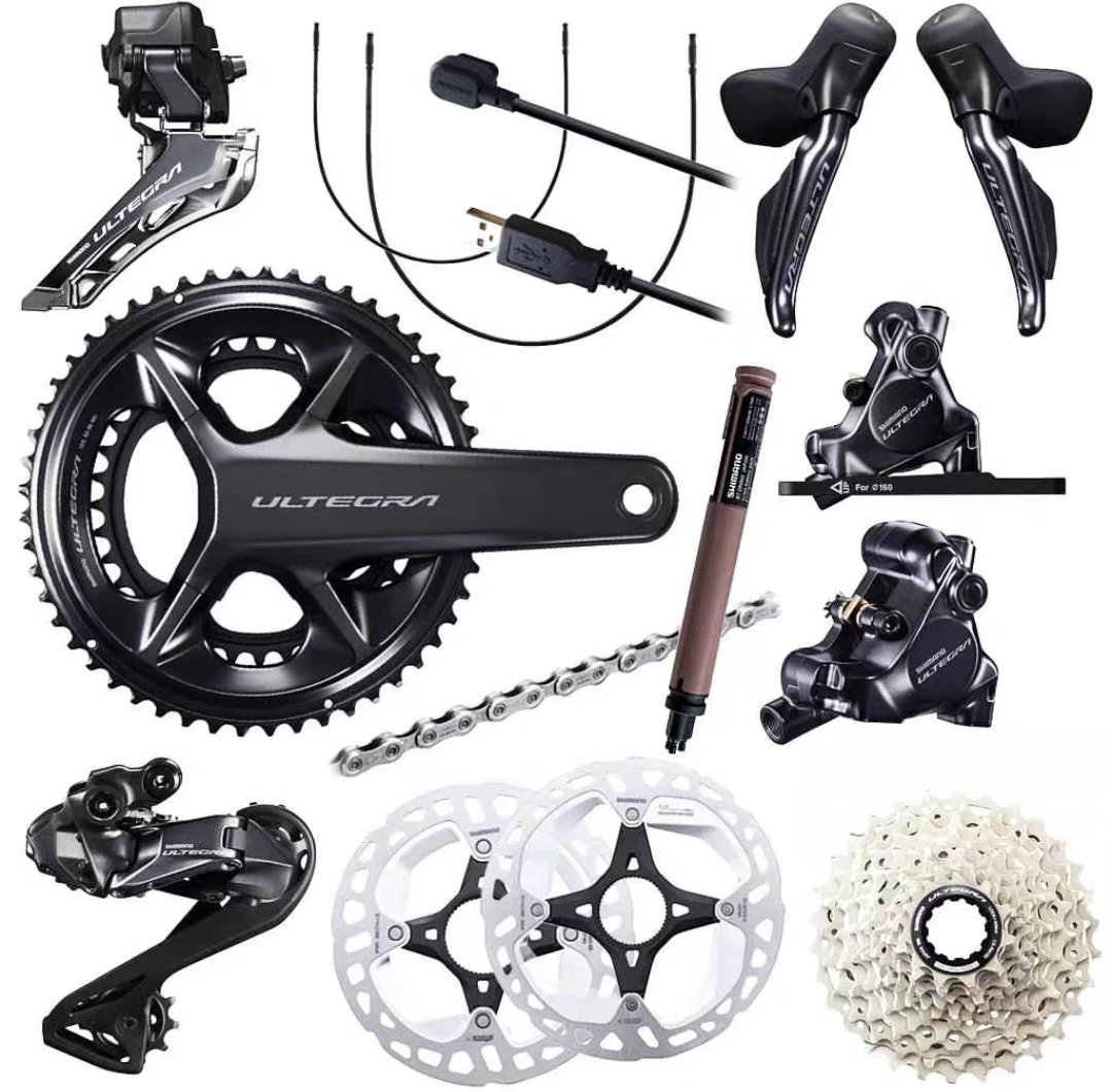 Ultegra R8170 Di2 электронный 2x12S Задний рычаг R8150 кассета 12-скоростной Гидравлический дисковый тормоз дорожный велосипед из сплава оригинальный