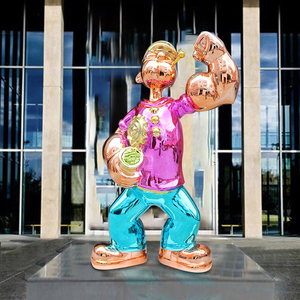 Fabbrica su misura a buon mercato Design in resina Desktop decorazione per la casa Pop Art statua scultura - Product Image 5