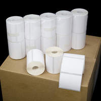Etiqueta de papel adhesiva personalizada para impresora móvil, etiqueta térmica de código de barras directa de 40x30mm