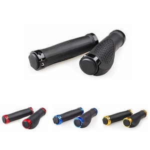 RIDERACE-<span class=keywords><strong>Manillar</strong></span> ergonómico de goma antideslizante para bicicleta de montaña, 1 par, con cojín suave, bloqueo <span class=keywords><strong>en</strong></span> el mango, accesorios para bicicleta - Product Image 3