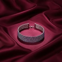 Collier ras du cou tendance de luxe avec chaîne serpent en alliage de zinc, bijoux pour femmes de style européen et américain pour anniversaire