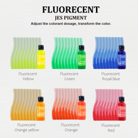 TIMESRUI 55ml Pigment Liquide Concentré Écologique à Base d'Eau Personnalisable pour Résine Écologique, 12 Couleurs Artificielles