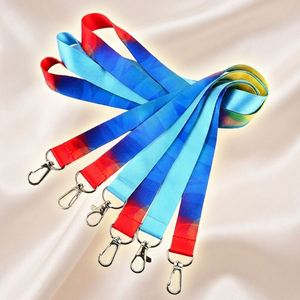 Low Price Custom Short Wrist Strap Lanyards for Mobile Cell Phone Sublimation Heat Transfer Polyester WH for Brand Model - Product Image 1