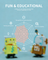 JER Education - Juego de Accesorios para Bolígrafo de Impresión 3D, Robots Caminantes, Certificación CE RoHS, Kits de Bolígrafos 3D para Niños, Regalos, Manualidades Creativas, Dibujo 3D