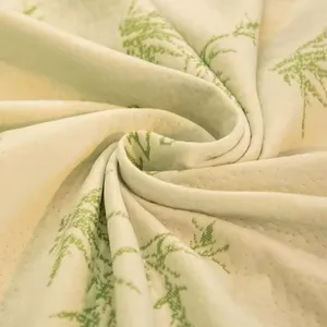 Tessuto impermeabile in fibra di bambù personalizzato per materasso in spugna di bambù di alta qualità