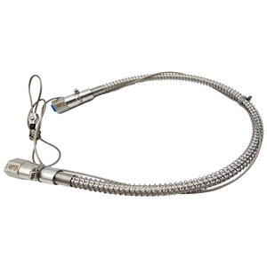 Manguera de Alta Presión de Acero Inoxidable con Cuerda de Seguridad Integrada, Resistente a Presiones de hasta 20MPA, Malla de Resorte Tejida Externa de 1/4FNPT - Product Image 5