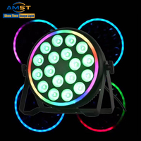 Projecteur LED Par 18x10W RGBW 4-en-1 avec contrôle DMX512 pour DJ, bars, mariages, événements – Éclairage de scène portable pleine couleur