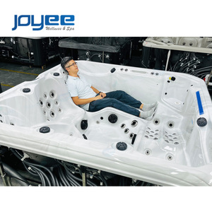 JOYEE Bain à remous extérieur 5 personnes 2 longues baignoires OEM Chine Bonne qualité OEM Moderne Vente en gros Prix abordable Fabricant - Product Image 3