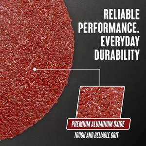 قرص جلخ من الفولاذ المقاوم للصدأ 3M 982C مقاس 5 بوصات مع ظهر من الألياف للجلاخة الزاوية، سماكة 1.2 مم، صلابة عالية، تصنيع حسب الطلب - Product Image 4