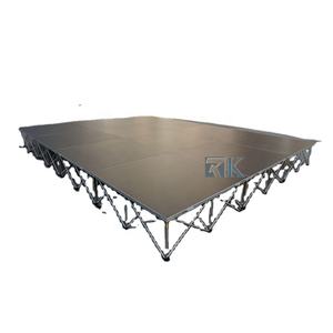 Plateforme de scène en aluminium, carrée, 4 pieds x 4 pieds, antidérapante - Product Image 1