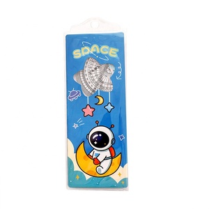 促销卡通空间文具用品多功能测量工具套装20厘米塑料三角尺缝纫 - Product Image 1