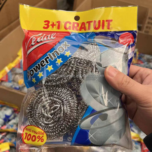 Penjualan terlaris piring baja tahan karat SS410 kawat penggosok piring bola penggosok untuk membersihkan piring - Product Image 3