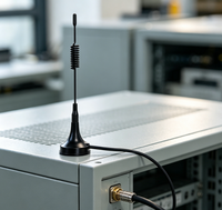 Antenne de véhicule magnétique à ressort flexible, étanche, à gain élevé, avec ventouse verticale