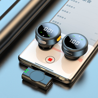 Microphone Lavalier H25 2.4G sans fil avec réduction de bruit et affichage du niveau de batterie pour Type-C et Lightning
