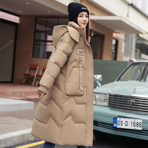 Nueva Chaqueta de Plumón de Moda para <span class=keywords><strong>Mujer</strong></span>, <span class=keywords><strong>Abrigo</strong></span> Largo de Invierno para <span class=keywords><strong>Mujer</strong></span> - Product Image 4
