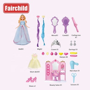 Offre Spéciale : Ensemble de meubles de maison de poupée miniatures en plastique ABS Fairchild avec vêtements de poupée éducatifs DIY pour les enfants de 3 ans et plus - Product Image 4