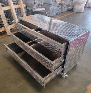Boîte à outils en aluminium étanche OEM pour camion, verrouillable, pour pick-up, remorque, <span class=keywords><strong>camping</strong></span>-<span class=keywords><strong>car</strong></span>, rangement sous châssis - Product Image 3