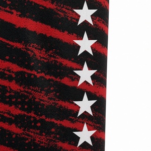 Best Quality <b>Red</b> Black <b>Striped</b> Basketball Jersey Sleeveless Unisex Adult Sublimated Print Tank <b>Top</b> - Product Image 3