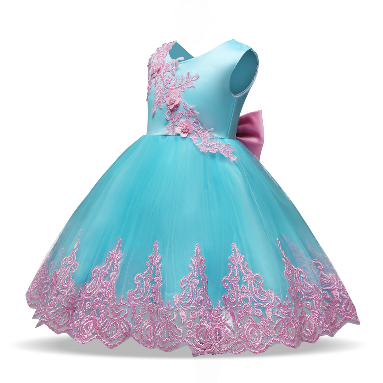 Flores 3d Flores Grandes Niños Niños Bowknot Rosa Clara Rosa Flores 3d Flores Grandes Niños Niños Bowknot Rosa Clara Rosa