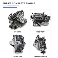 Ensemble moteur et transmission 2NZ-FE DOHC 16V VVT-i 1.3L pour Toyota Yaris Vios Corolla Platz 1298cc, chaîne de distribution