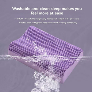 Almohada TPE sin Presión para Uso Doméstico, Lavable, Cómoda, Soporte para la Columna Cervical, Transpirable, Anti-Sudor - Product Image 4