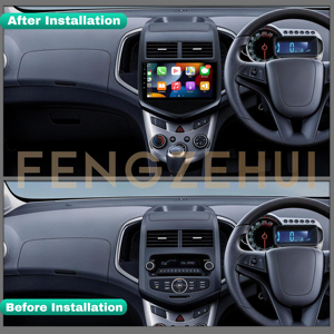 Lecteur multimédia de voiture 9 pouces pour Holden Barina 2011-2016, autoradio Android pour Barina <span class=keywords><strong>TM</strong></span> 2016, <span class=keywords><strong>Carplay</strong></span>/Android Auto sans fil, GPS Navi 64G - Product Image 2