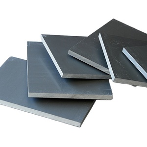 Plaques en <span class=keywords><strong>PVC</strong></span> de qualité industrielle 4x8 gris noir blanc, plaques rigides solides en UPVC - Product Image 1