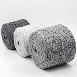 Spot Goods Gray Series Soft Fluffy 3Nm/1 Roving Yarn Cone Dyed Worsted 100% Acrylic Sewing Yarn for Knitting Sweaters