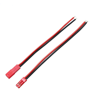 Connecteurs mâles et femelles 2,54 mm 2 broches très demandés avec câble en silicone 20AWG pour batterie RC