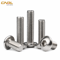 Sekrup Mesin Kepala Bulat Hexagon Socket Hex Drive Stainless Steel ISO7380 ISO 7380 Cup Allen M3 M4 M5 M6 M8 M10 M12