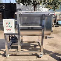 Mélangeur à ruban horizontal industriel SUS304 à moteur, pour poudres et granulés de qualité alimentaire et chimique - Vente chaude