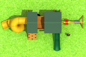 <span class=keywords><strong>2023</strong></span> aire de jeux pour enfants en plein air enfants en bois balançoire et toboggan fabricant avec toboggan extérieur jardin aire de jeux en bois - Product Image 3