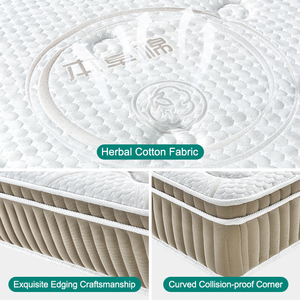 Sản Phẩm Mới Khuyến Mãi Giá Thấp Chất Lượng Cao Polyester Vải Nệm Cao Su Vua Kích Thước Nữ Hoàng Kích Thước Lai Nệm - Product Image 2