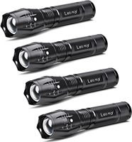 Linterna LED Zoom Nitecore, Linterna con Zoom para Caza, Camping, Senderismo, Correr, Linterna de Jade, GearLight, Mini Antorcha