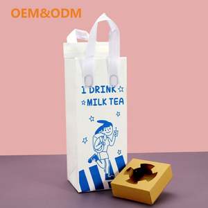 Sacs à déjeuner jetables personnalisés, sacs d'isolation non tissés, impression de sacs de shopping - Product Image 1